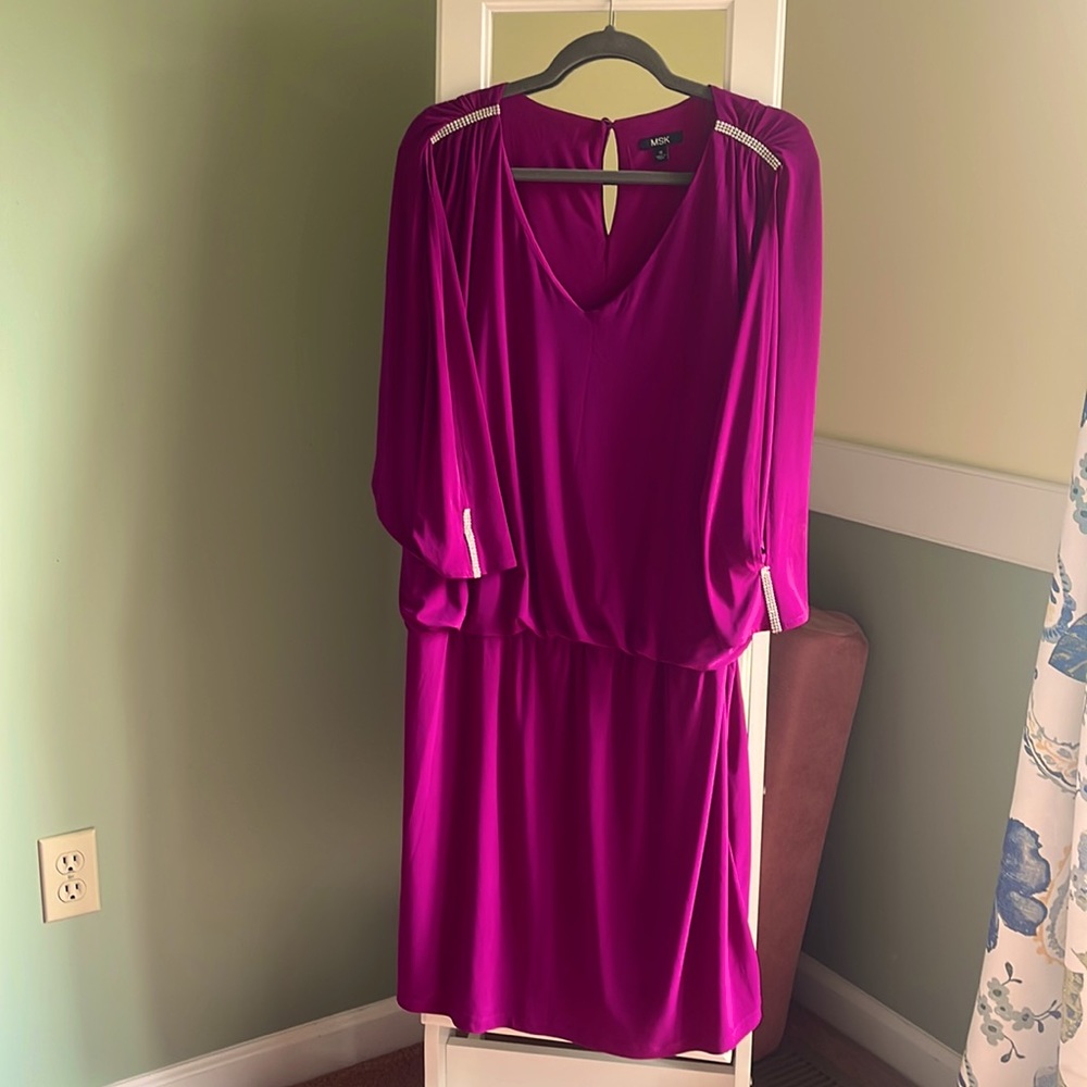 MSK, size 18, fuchsia